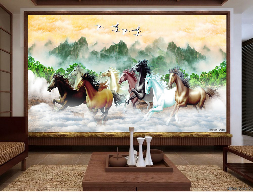 Tranh bát mã MBM-243KG